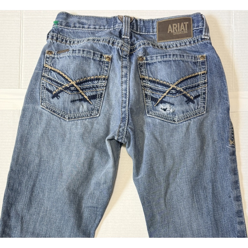 ARIAT M5 - Men's Jeans - Straight Leg & Fit Western Denim Blue - Size 28x34